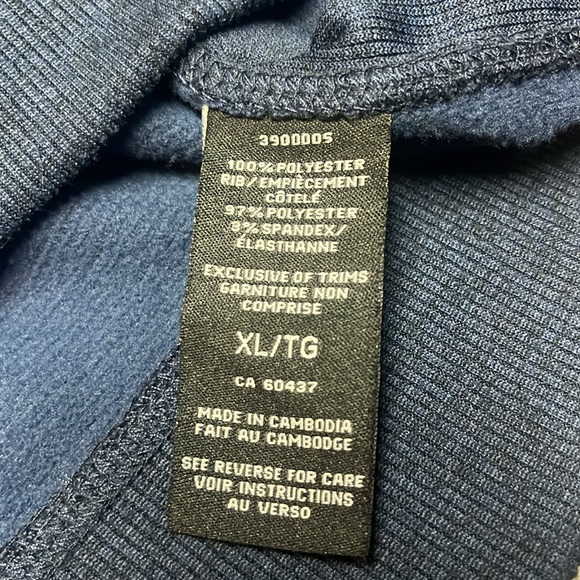 NWOT Sunice Stormpack Men's 1/4 Zip Blue/Black Heather Pullover Athletic Jacket - Picture 7 of 12